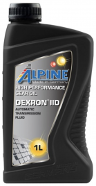 Масло трансмиссионное для АКПП Alpine ATF DEХRON II D канистра 1 литр, артикул 0100641
