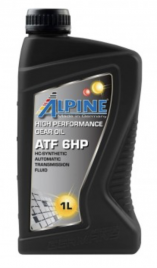 Масло трансмиссионное для АКПП Alpine ATF 6HP канистра 1 литр, артикул 0101561