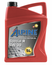 Масло моторное синтетическое Alpine Special R 5W-30 канистра 5 литров, артикул 0101402