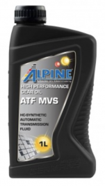 Масло трансмиссионное для АКПП Alpine ATF MVS канистра 1 литр, артикул 0100731