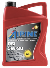 Масло моторное синтетическое Alpine RSi 5W-30 канистра 4 литра, артикул 0101622