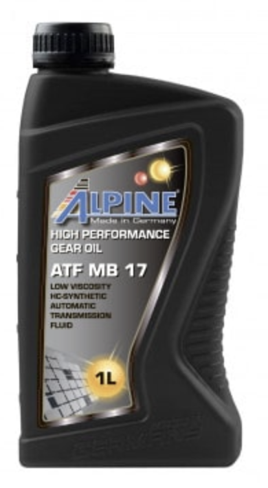 Масло трансмиссионное для АКПП Alpine ATF MB 17 канистра 1 литр, артикул 0101651 фото 1