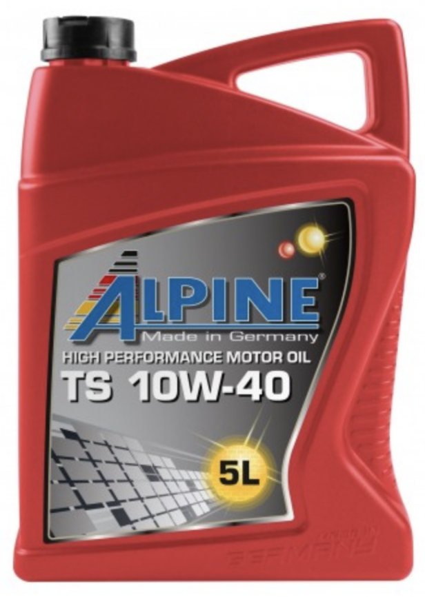 Масло моторное полусинтетическое Alpine TS 10W-40 канистра 5 литров, артикул 0100082 фото 1