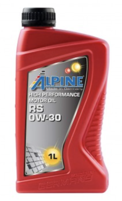 Масло моторное синтетическое Alpine RS 0W-30 канистра 1 литр, артикул 0100241 фото 1