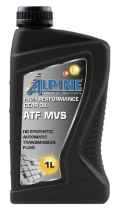 Масло трансмиссионное для АКПП Alpine ATF MVS канистра 1 литр, артикул 0100731 фото 1