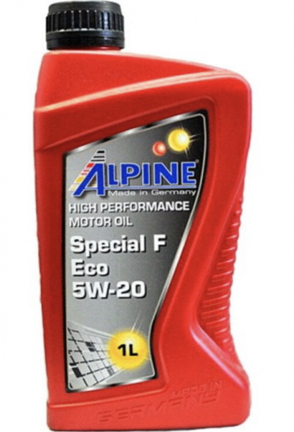 Масло моторное синтетическое Alpine Special F Eco 5W-20 канистра 1 литр, артикул 0101411 фото 1